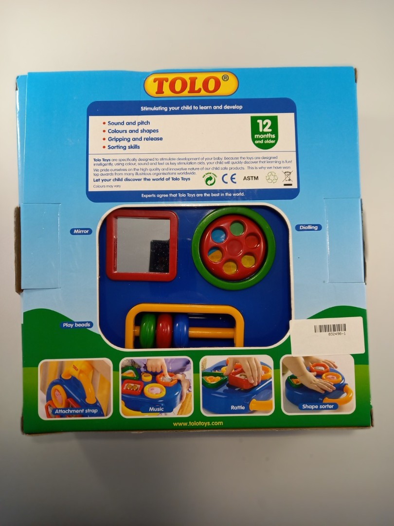 tolo musical shape sorter 12 mths + animal sounds music cow pig sheep duck BNIB