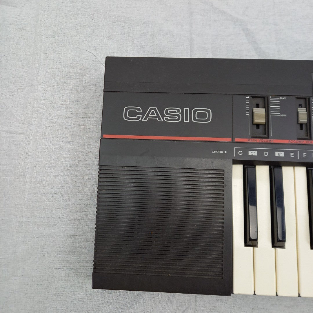 Casio Casiotone CT-120 Keyboard Black Power Cable Included Working Vintage