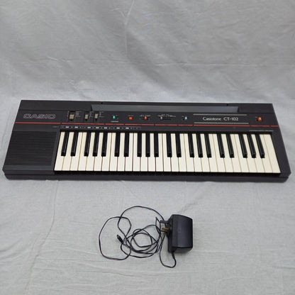 Casio Casiotone CT-120 Keyboard Black Power Cable Included Working Vintage