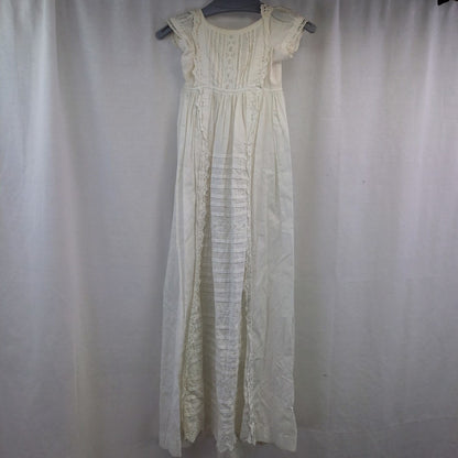 Treasure Cot White 2 Piece Christening Gown + Shawl 3 Month Old Vintage Excellent