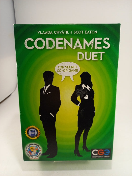 Codenames Duet Board Game Top Secret Co-Op Czech Games Edition Excellent Condition