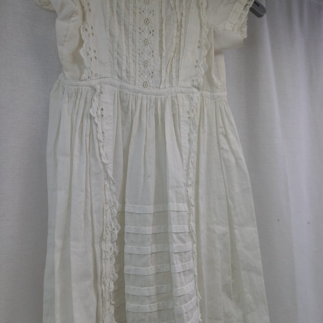 Treasure Cot White 2 Piece Christening Gown + Shawl 3 Month Old Vintage Excellent