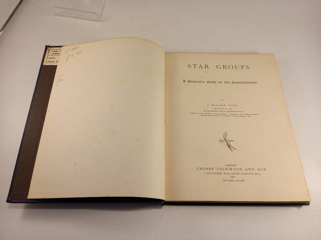 Star Groups By J.E. Gore 1891 A Guide to the Constellations Hardback Antique VGC