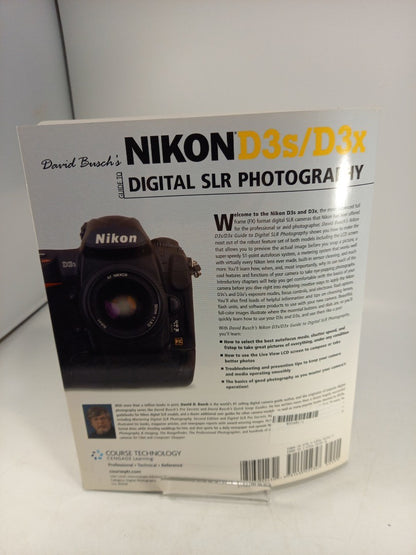 David Busch's Nikon D3s/D3x Book Guide to Digital SLR Photography Ex Con