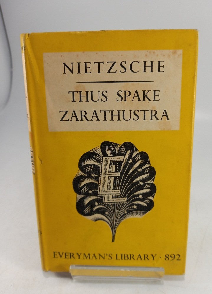 Thus Spake Zarathustra by Nietzsche Everyman's Library 892 Hardback VGC