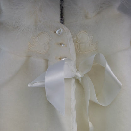 Treasure Cot White 2 Piece Christening Gown + Shawl 3 Month Old Vintage Excellent