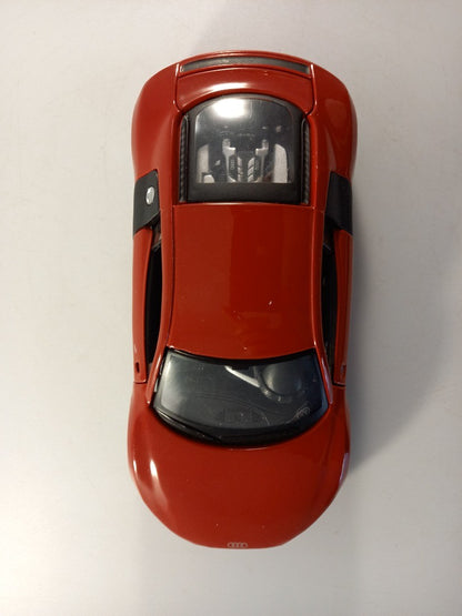 toy car maisto audio classic r8 red diecast model scale 1:24 VGC