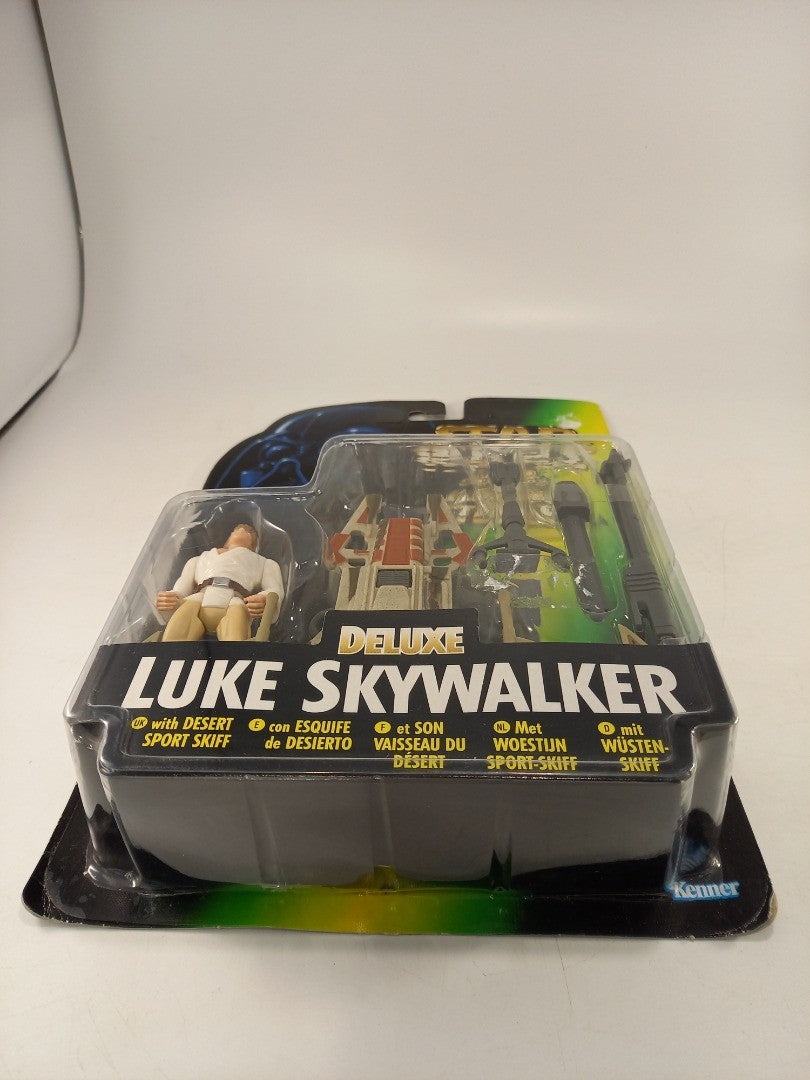 Star Wars Deluxe Figure Luke Skywalker 1996 Kenner Brand New Defect