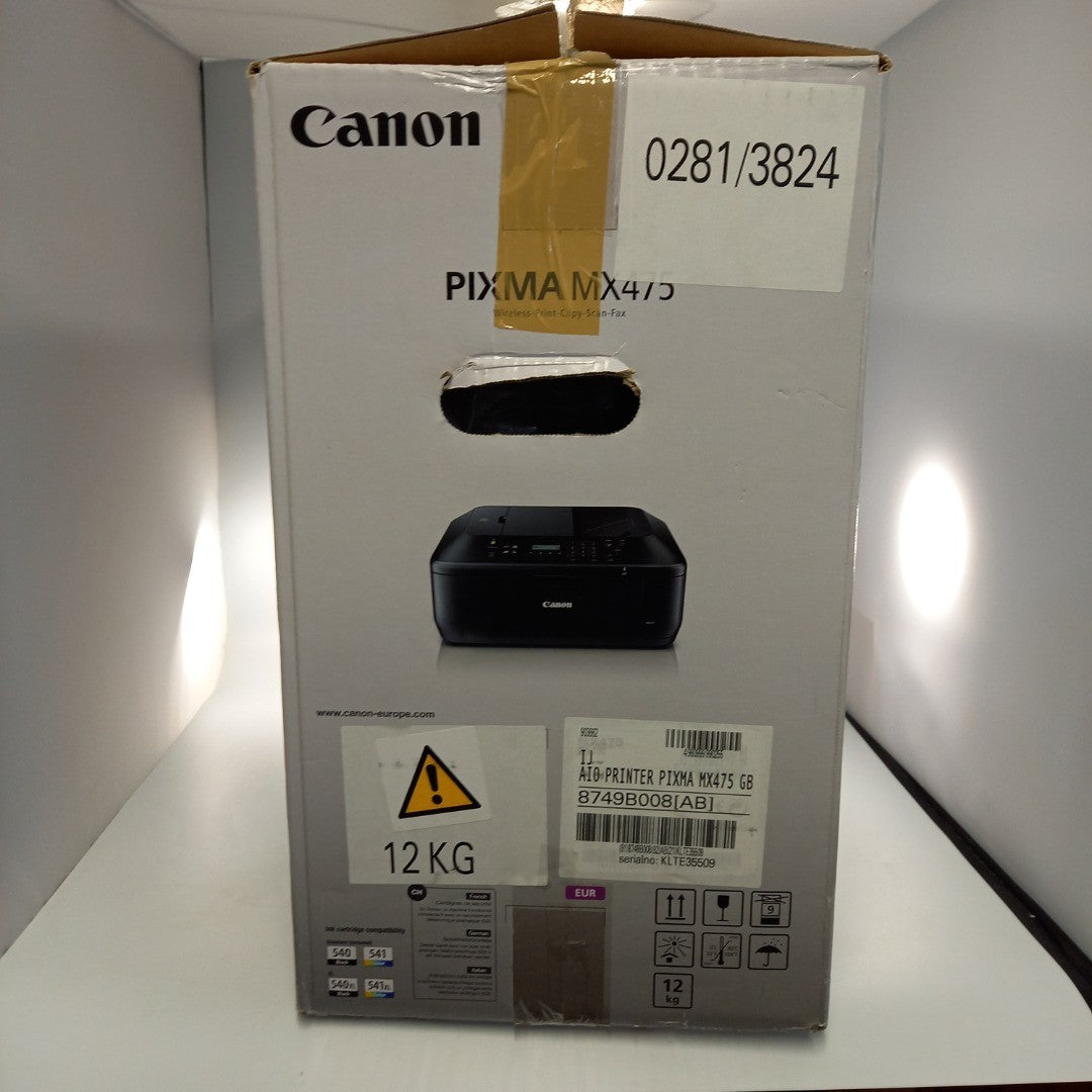 Canon Pixma MX475 Printer Wireless Hybrid Ink Tested & Working