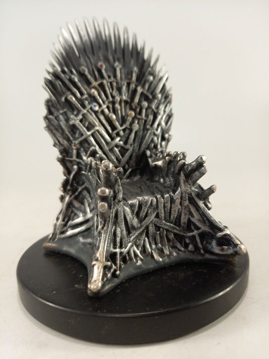 Game Of Thrones 4" Iron Throne Mini Replica Statue BNIB -Defect Damaged Box