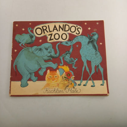 Orlando's Zoo Kathleen Hale Book Vintage Rare Good