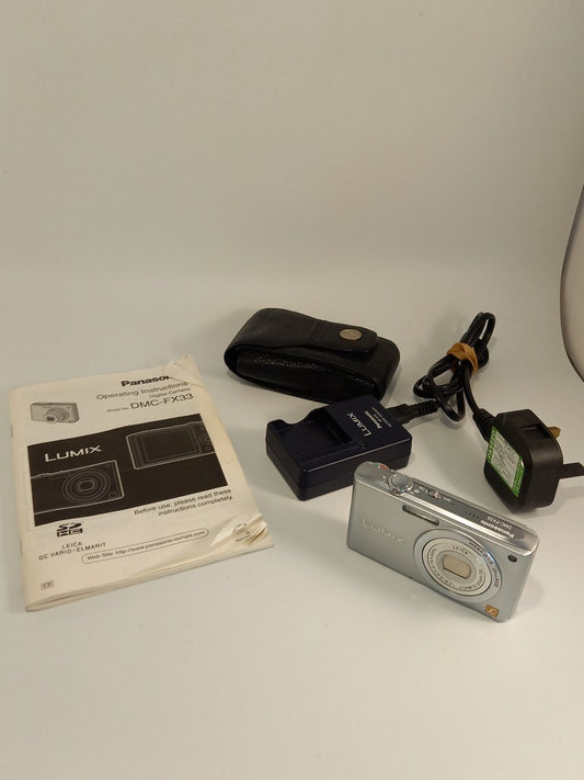 Panasonic Lumix DMC-FX33 Compact Digital Camera 8.1MP Tested & Working