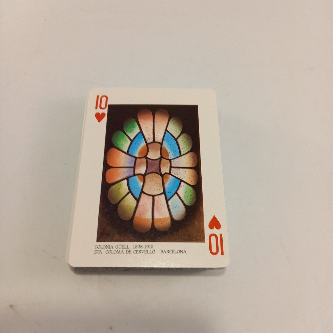 Gaudi Poker Playing Cards Vintage Made In Spain Good