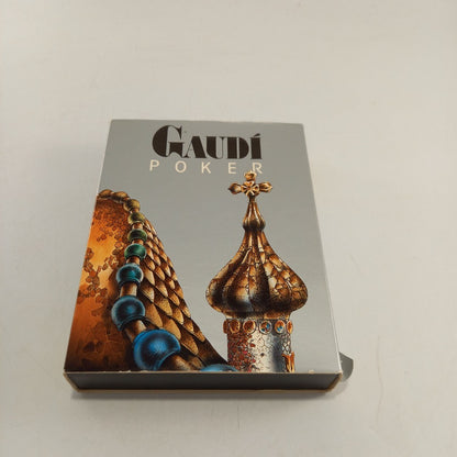 Gaudi Poker Playing Cards Vintage Made In Spain Good