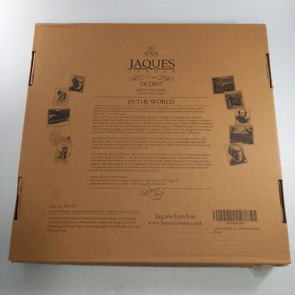 Jaques of London Luxury Wooden Snakes and Ladders/Ludo Complete