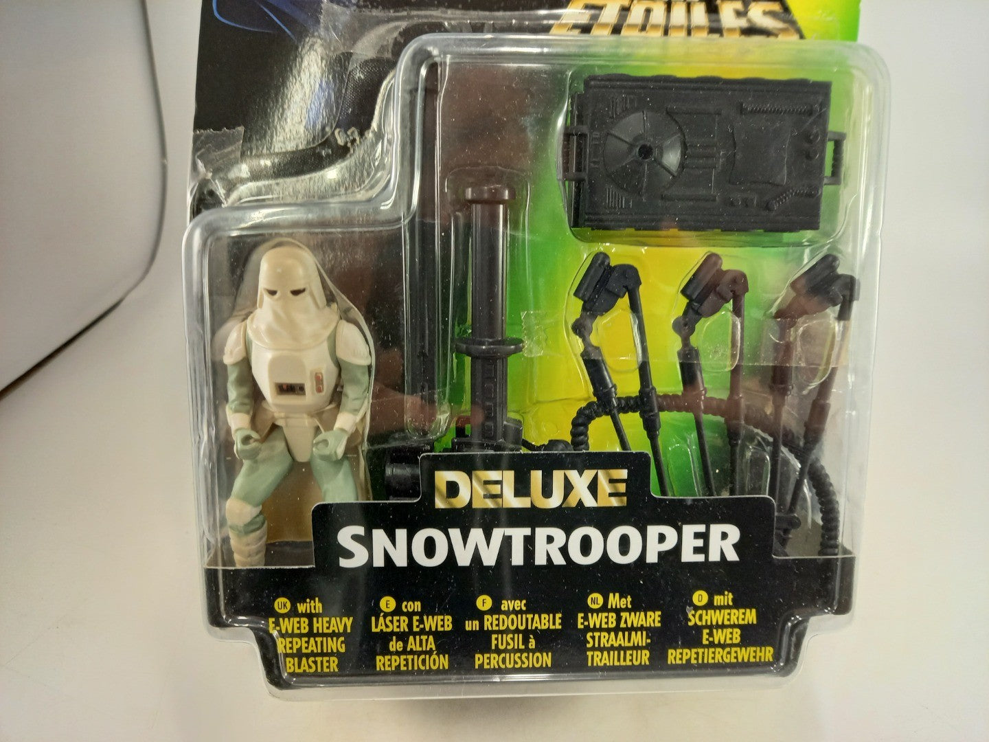 Star Wars Deluxe Figure Luke Skywalker & Snow Trooper 1996 Kenner New + Defects