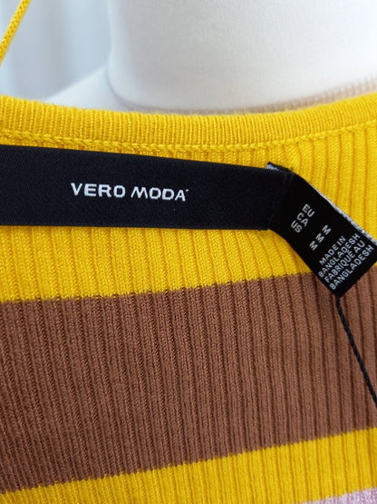 Vero Moda Striped Multicoloured Tie Front Cardigan NWT - Size M