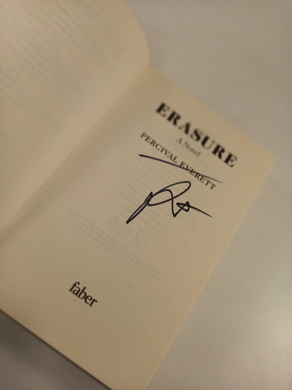 Erasure By Percival Everett 'American Fiction' Signed Paperback VGC