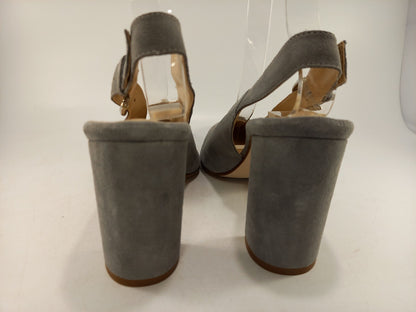 Kin Grey Suede Block Heels Shoes by John Lewis Size 8 Brand New