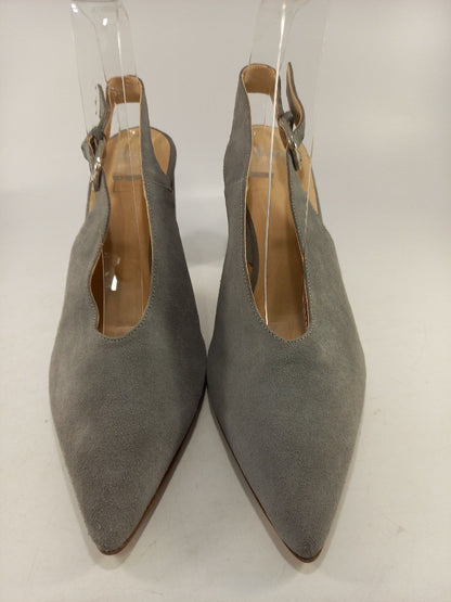 Kin Grey Suede Block Heels Shoes by John Lewis Size 8 Brand New