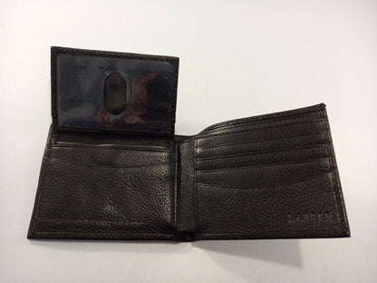 wallet ralph lauren black leather coin card and note section VGC