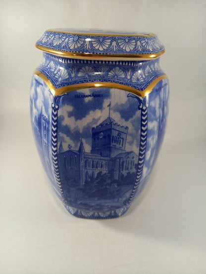 lidded ginger jar ringtons wade hexagonal vase cathedral york ripon hexan durham