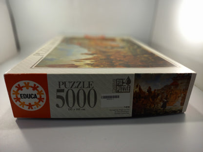 jigsaw 5000 piece puzzle educa entry of roger de flor constantinople VGC