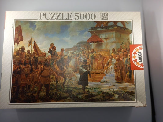 jigsaw 5000 piece puzzle educa entry of roger de flor constantinople VGC