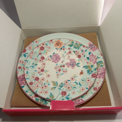 Marks & Spencer Geisha Cake Stand 2 tier Super Fine China Decorative Original Box Excellent