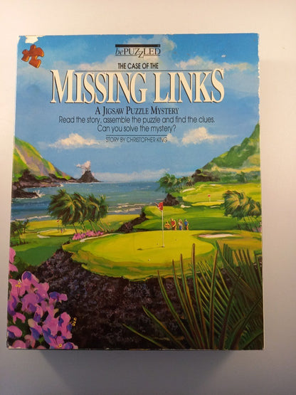 jigsaw puzzle mystery missing links golf game story christopher king be puzzled