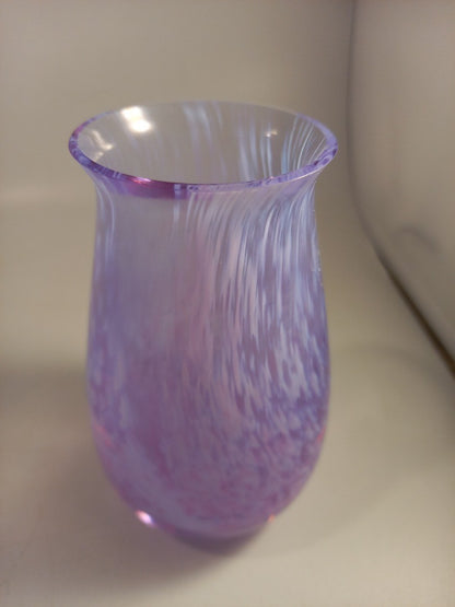 Rondo By Caithness Lilac Small Glass Vase 4151 Brand New In Box