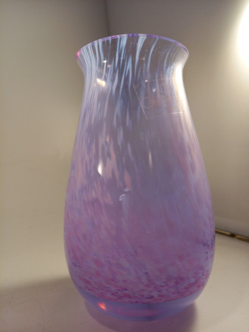 Rondo By Caithness Lilac Small Glass Vase 4151 Brand New In Box