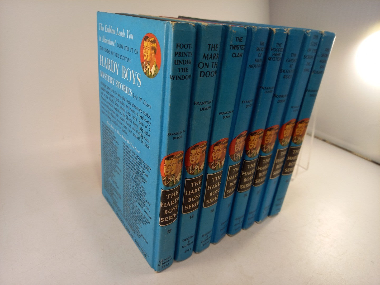 The Hardy Boys Series Bundle x8 Books Hardbacks Vintage VGC