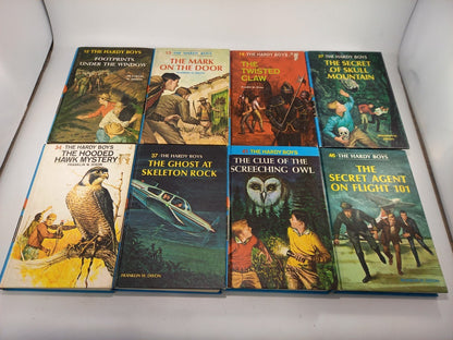 The Hardy Boys Series Bundle x8 Books Hardbacks Vintage VGC