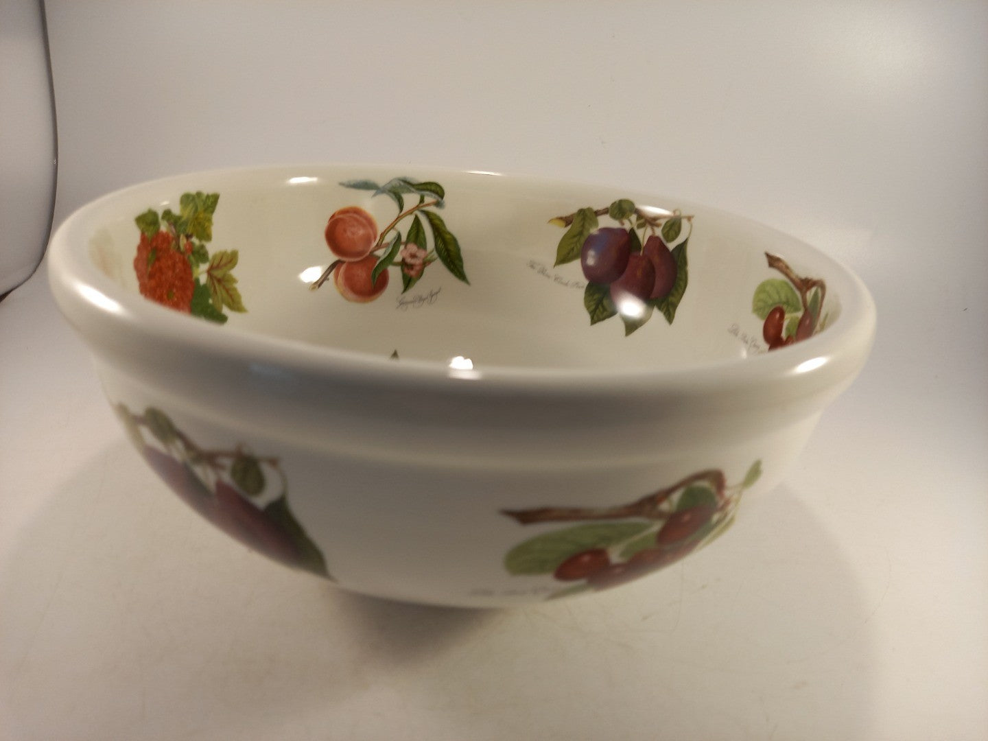 Portmerion Pomona Large 9" Fruit Serving Mixing Bowl Excellent Condition