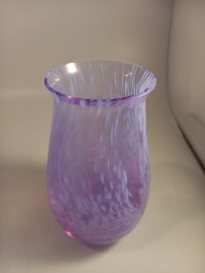 Rondo By Caithness Lilac Small Glass Vase 4151 Brand New In Box