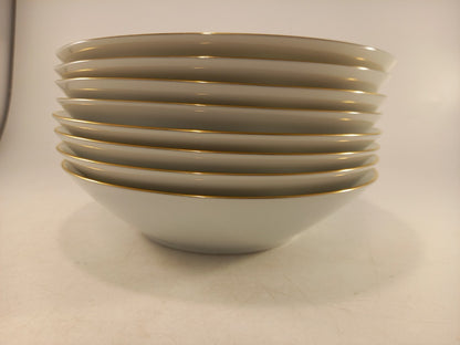 Noritake Courtney Soup Bowl #6520 7.5" Set of 8 Excellent Condition