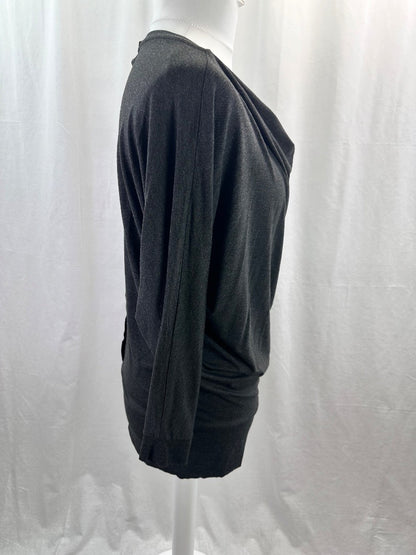 Hygge Charcoal Yoga Slouch Top UK 16 BNWT