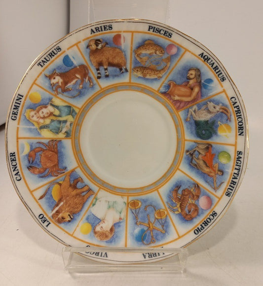 Zodiacs 5.5" Saucer ONLY Queens Fine Bone China Vintage VGC