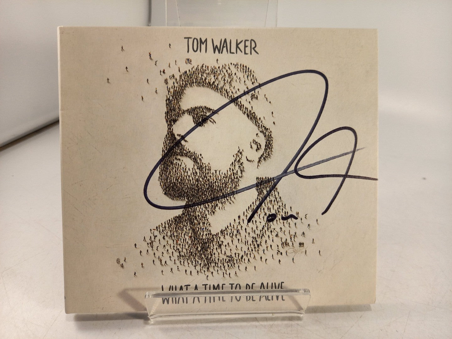 Tom Walker What A Time To Be Alive CD Signed Copy 2019 Nearly New