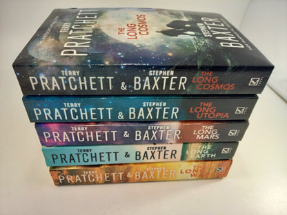 The Long Earth Complete Collection 5 Books By Terry Pratchett Paperback VGC