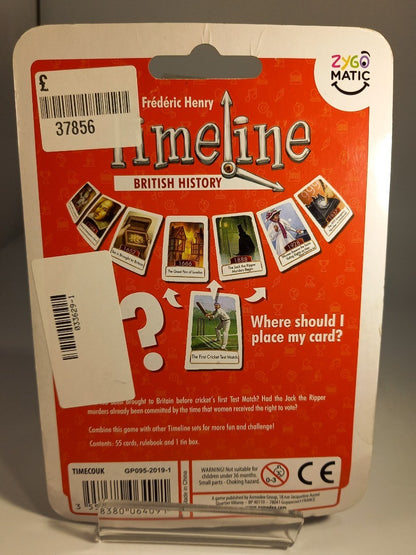 Timeline British History Game - Frederic Henry Historical Learning Card Game New