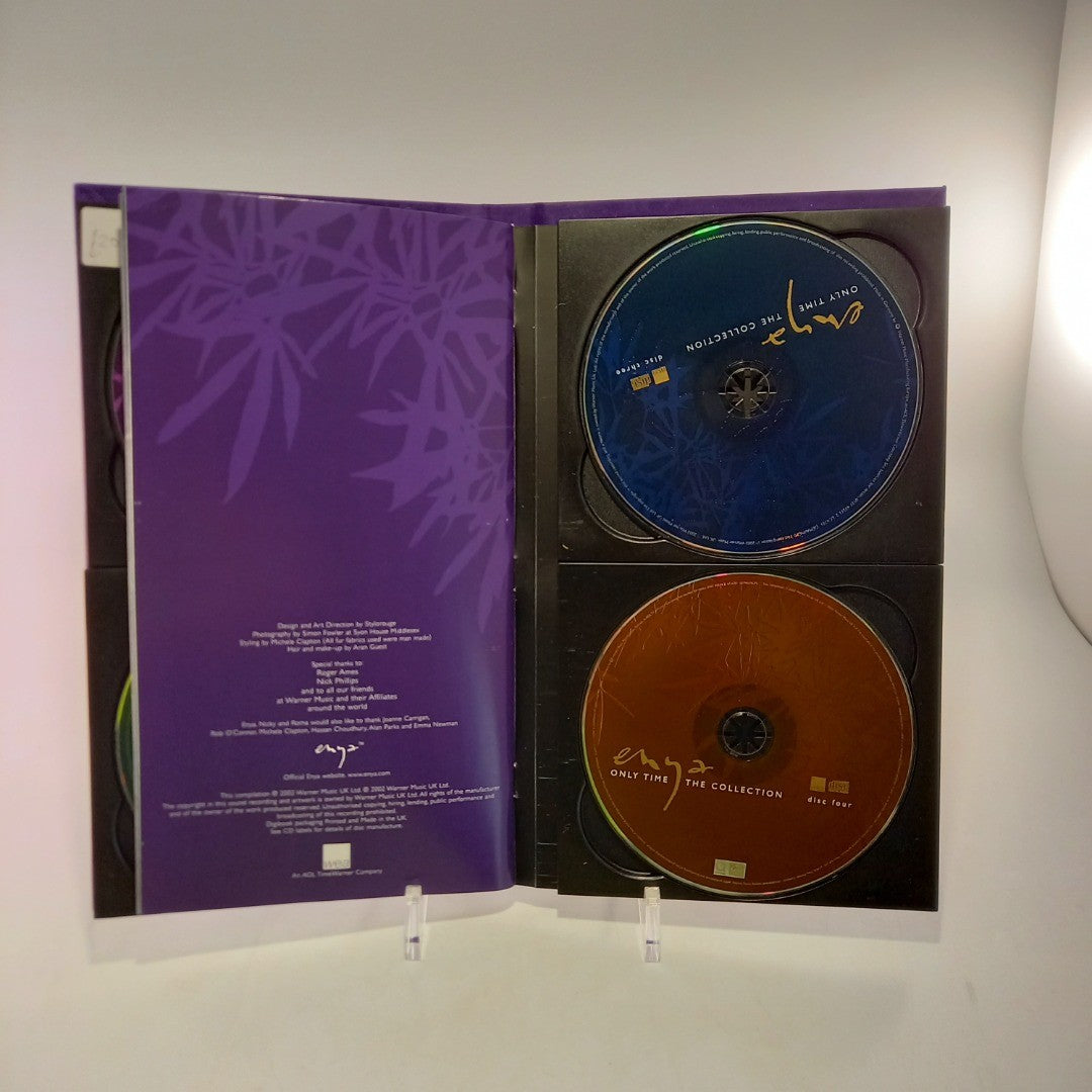 Enya Only Time The Collection CD Boxset 4 Disc 2002 Purple Cover Good