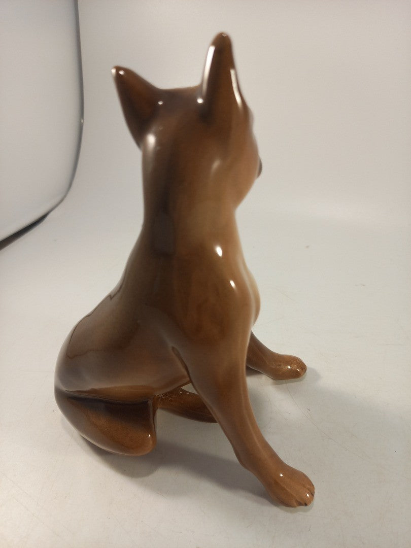 Sylvac Ware Sitting Boxer Dog 209 14cm Excellent Condition Vintage