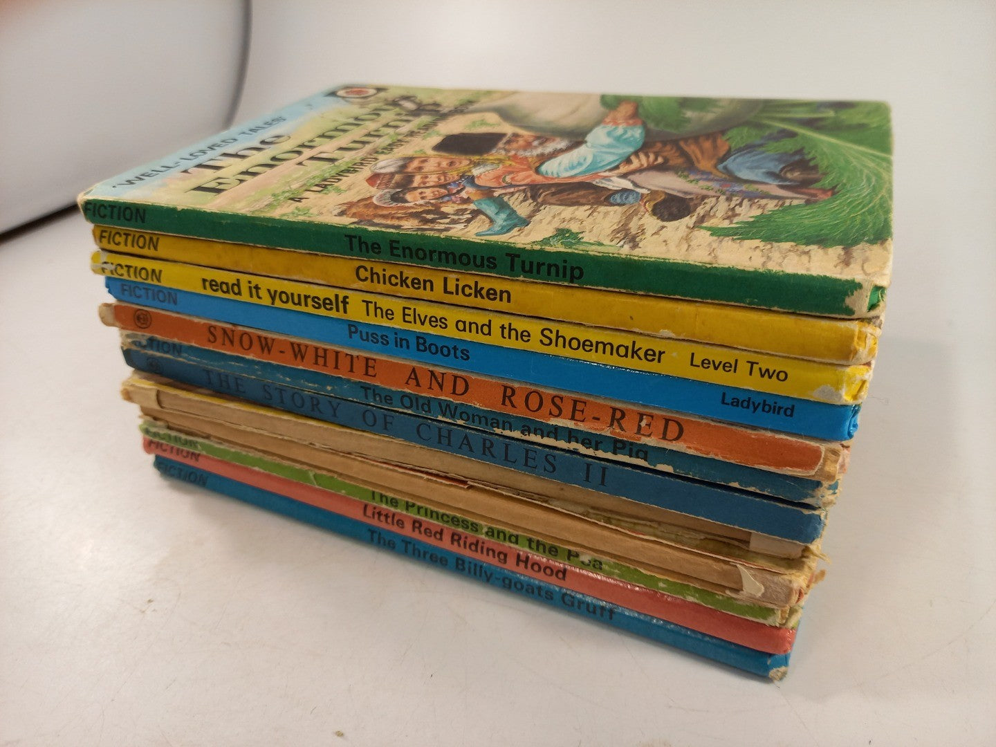 Set of 12 Childrens Ladybird Books Good Condition Vintage