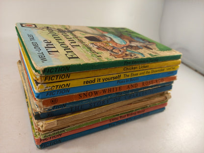 Set of 12 Childrens Ladybird Books Good Condition Vintage