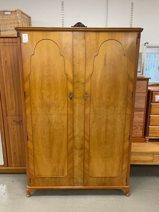 Butilux Walnut Double Wardrobe