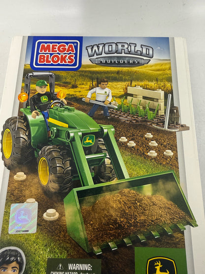 Mega Bloks John Deere Farm Tractor 80840 World Builders 119pc