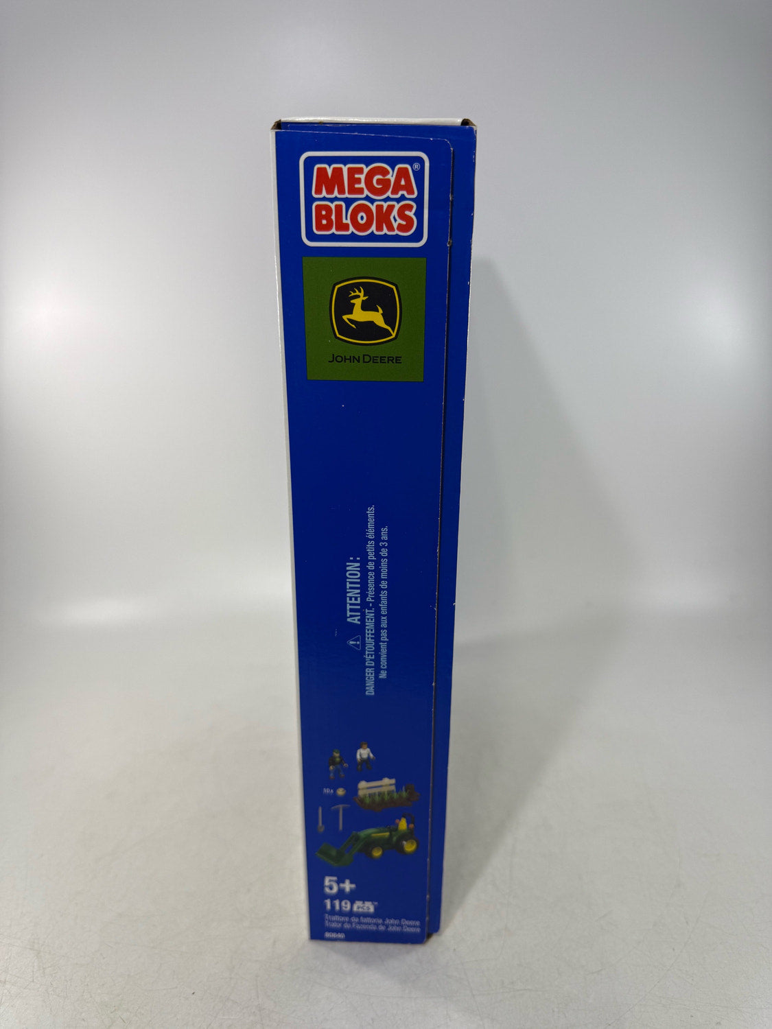 Mega Bloks John Deere Farm Tractor 80840 World Builders 119pc
