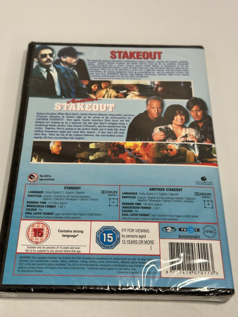 Stakeout / Another Stakeout DVD Comedy Richard Dreyfuss New